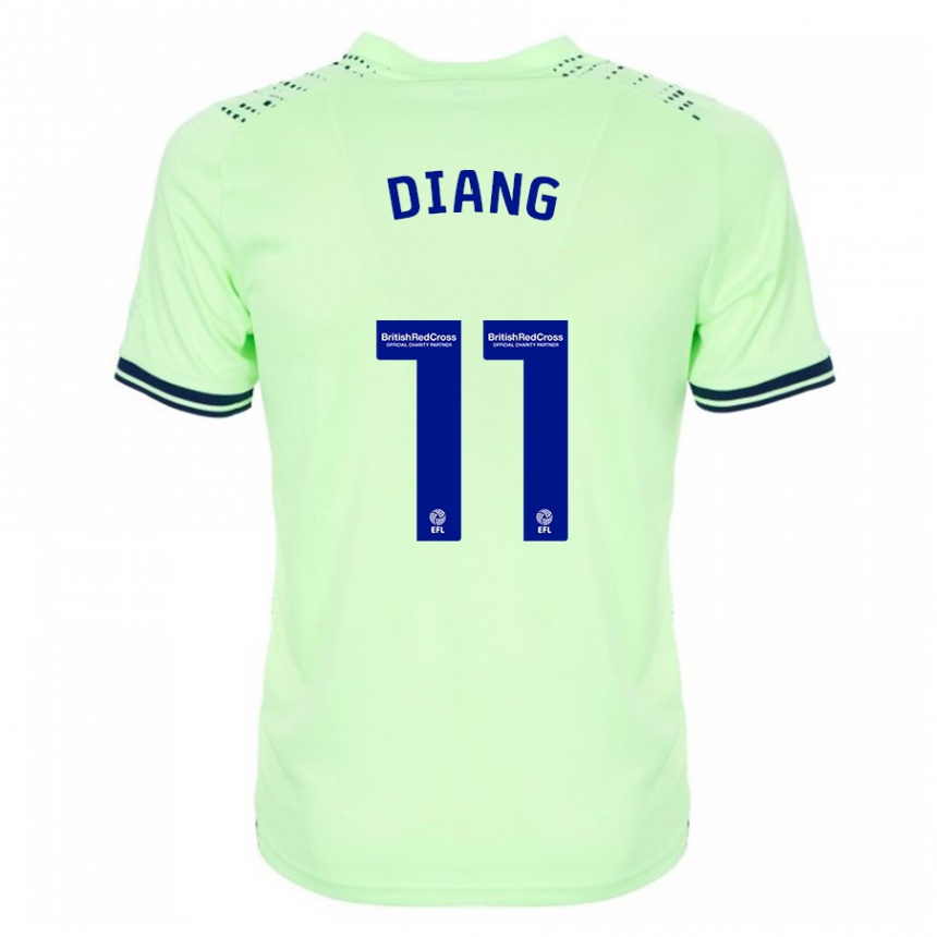 Herren Fußball Grady Diangana #11 Marine Auswärtstrikot Trikot 2023/24 T-Shirt Luxemburg