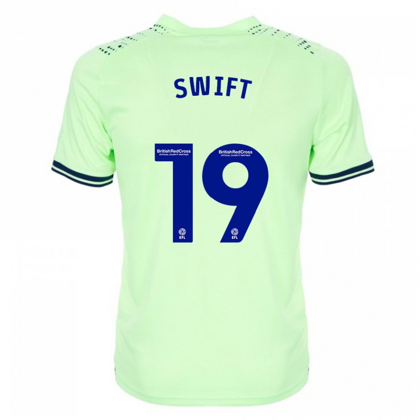 Herren Fußball John Swift #19 Marine Auswärtstrikot Trikot 2023/24 T-Shirt Luxemburg