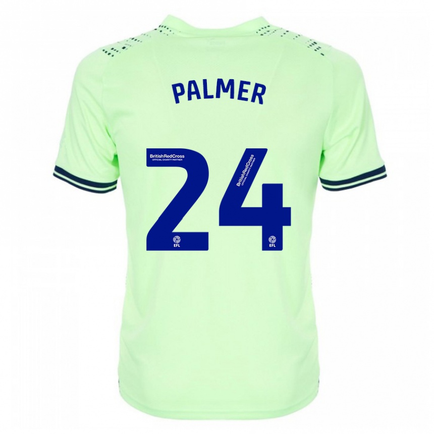 Herren Fußball Alex Palmer #24 Marine Auswärtstrikot Trikot 2023/24 T-Shirt Luxemburg