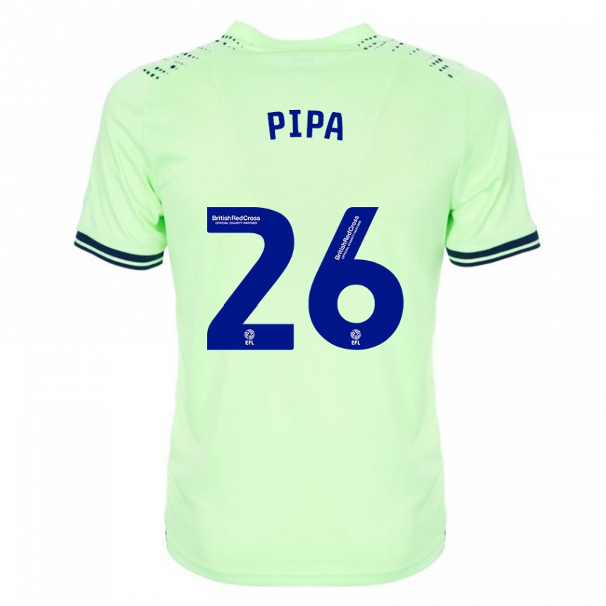 Herren Fußball Pipa #26 Marine Auswärtstrikot Trikot 2023/24 T-Shirt Luxemburg