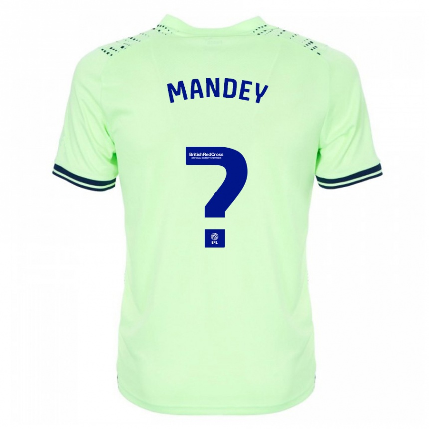 Herren Fußball Souleyman Mandey #0 Marine Auswärtstrikot Trikot 2023/24 T-Shirt Luxemburg