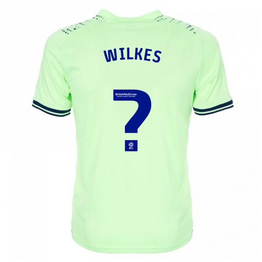 Herren Fußball Liam Wilkes #0 Marine Auswärtstrikot Trikot 2023/24 T-Shirt Luxemburg