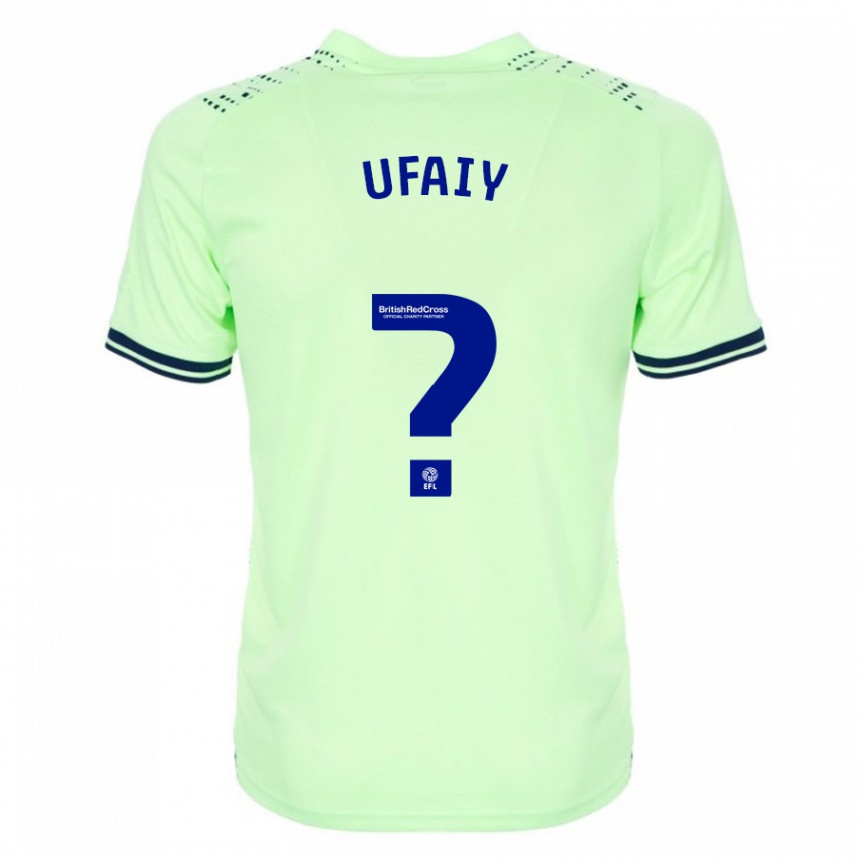 Herren Fußball Kevin Ufaiy #0 Marine Auswärtstrikot Trikot 2023/24 T-Shirt Luxemburg