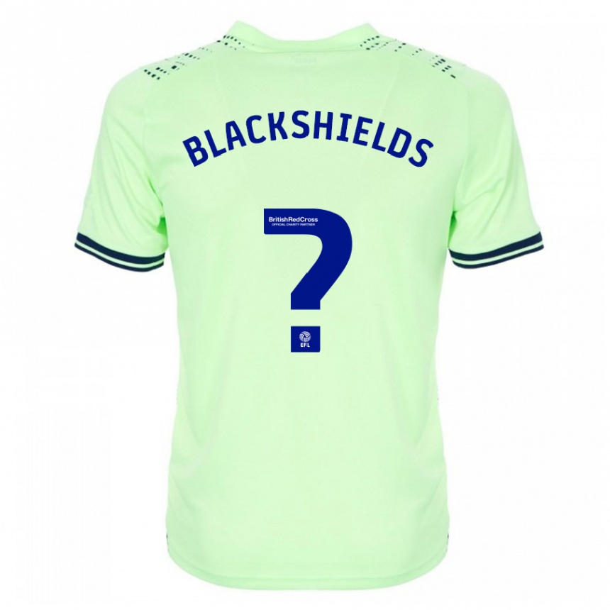 Herren Fußball Charlie Blackshields #0 Marine Auswärtstrikot Trikot 2023/24 T-Shirt Luxemburg