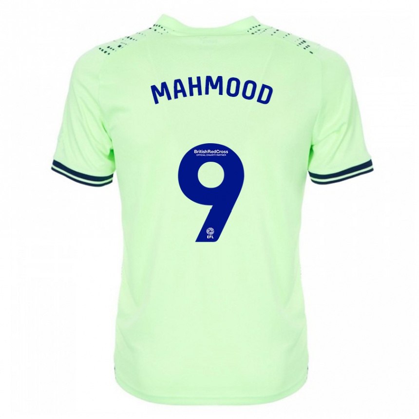 Herren Fußball Mariam Mahmood #9 Marine Auswärtstrikot Trikot 2023/24 T-Shirt Luxemburg