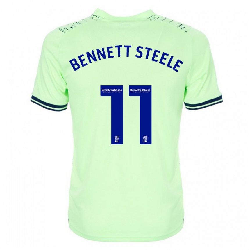 Herren Fußball Lizzie Bennett-Steele #11 Marine Auswärtstrikot Trikot 2023/24 T-Shirt Luxemburg