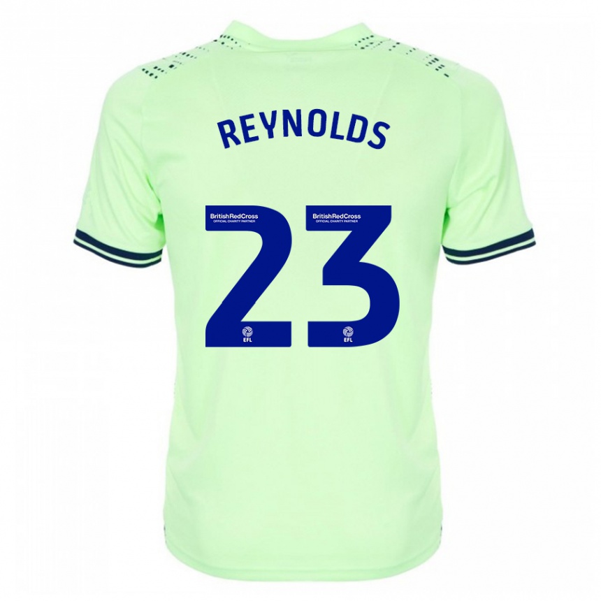 Herren Fußball Taylor Reynolds #23 Marine Auswärtstrikot Trikot 2023/24 T-Shirt Luxemburg