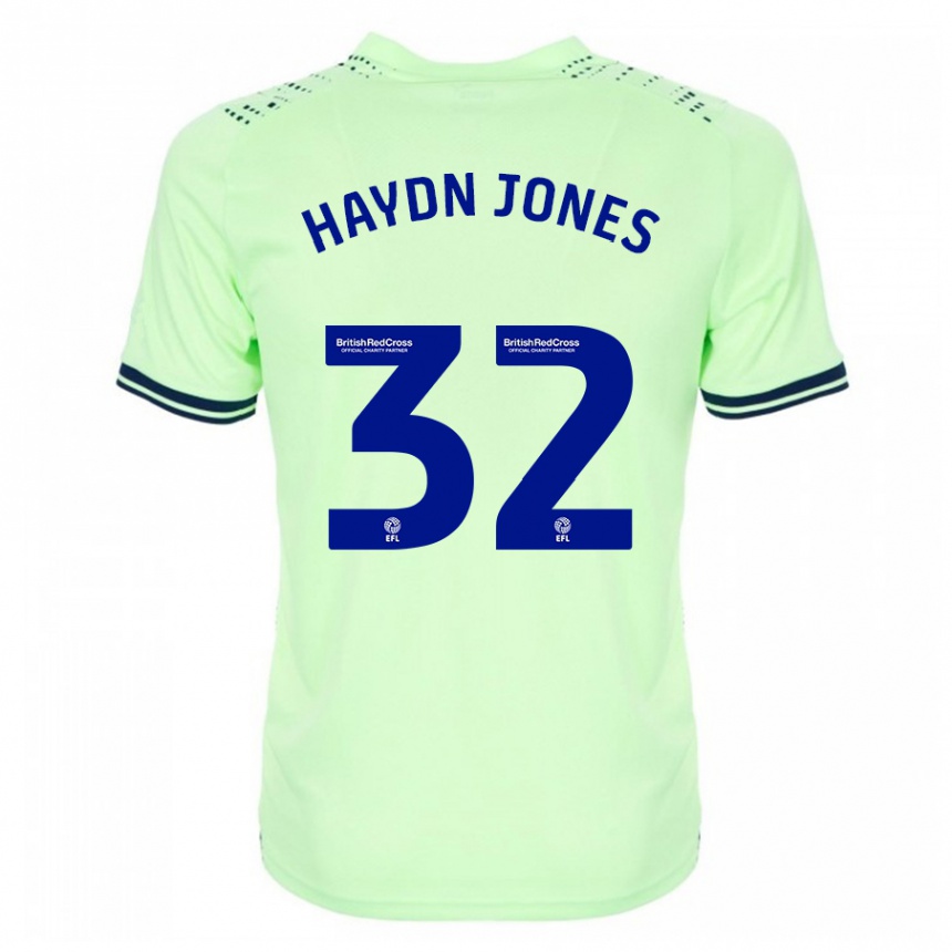 Herren Fußball Mackenzie Haydn-Jones #32 Marine Auswärtstrikot Trikot 2023/24 T-Shirt Luxemburg