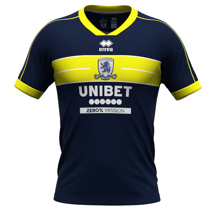 Herren Fußball Tommy Smith #2 Marine Auswärtstrikot Trikot 2023/24 T-Shirt Luxemburg