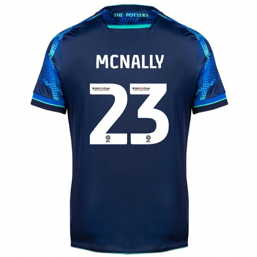 Herren Fußball Luke Mcnally #23 Marine Auswärtstrikot Trikot 2023/24 T-Shirt Luxemburg