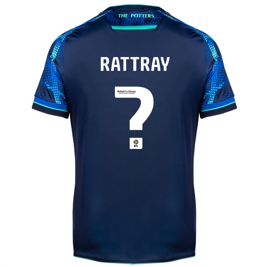 Herren Fußball Zane Rattray #0 Marine Auswärtstrikot Trikot 2023/24 T-Shirt Luxemburg