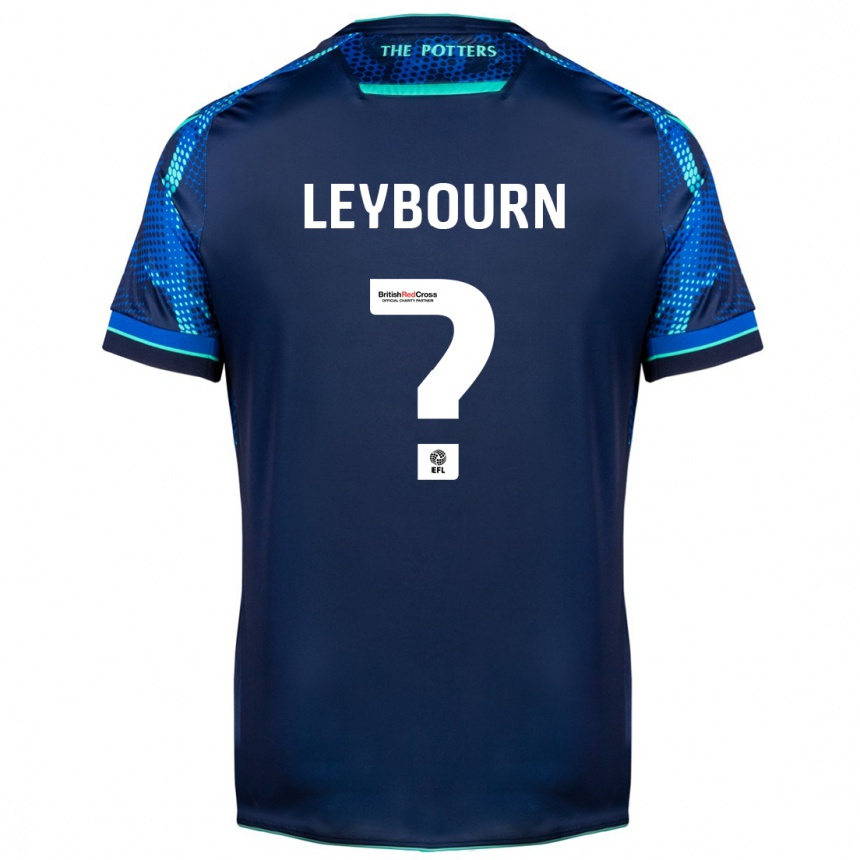 Herren Fußball Charlie Leybourn #0 Marine Auswärtstrikot Trikot 2023/24 T-Shirt Luxemburg