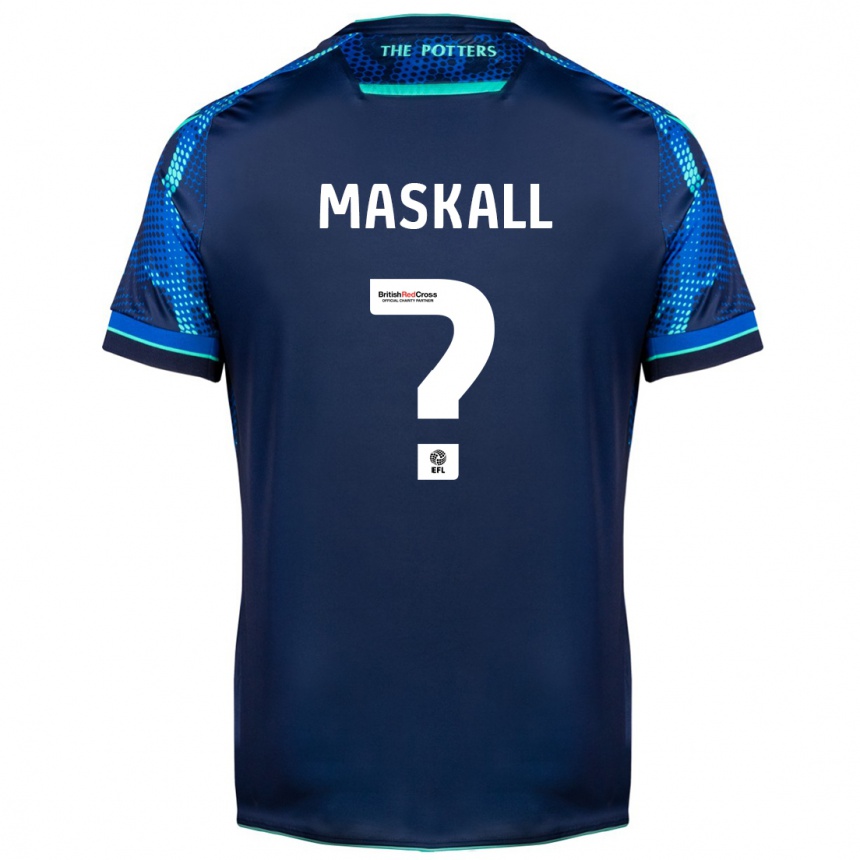 Herren Fußball Josh Maskall #0 Marine Auswärtstrikot Trikot 2023/24 T-Shirt Luxemburg