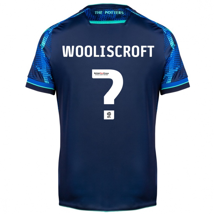 Herren Fußball Morgan Wooliscroft #0 Marine Auswärtstrikot Trikot 2023/24 T-Shirt Luxemburg