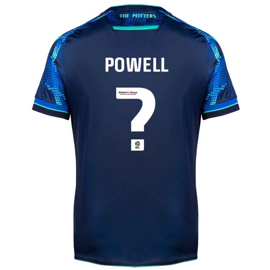 Herren Fußball Owen Powell #0 Marine Auswärtstrikot Trikot 2023/24 T-Shirt Luxemburg