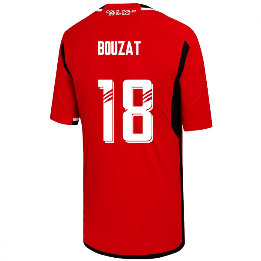 Herren Fußball Agustín Bouzat #18 Rot Auswärtstrikot Trikot 2023/24 T-Shirt Luxemburg