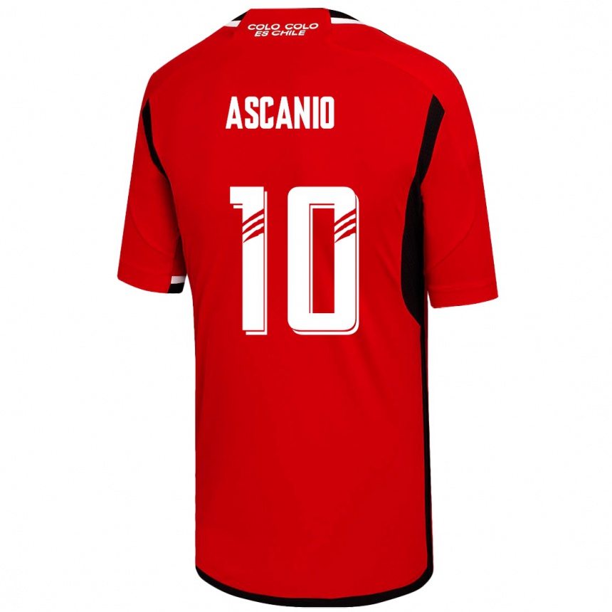 Herren Fußball Yusmery Ascanio #10 Rot Auswärtstrikot Trikot 2023/24 T-Shirt Luxemburg