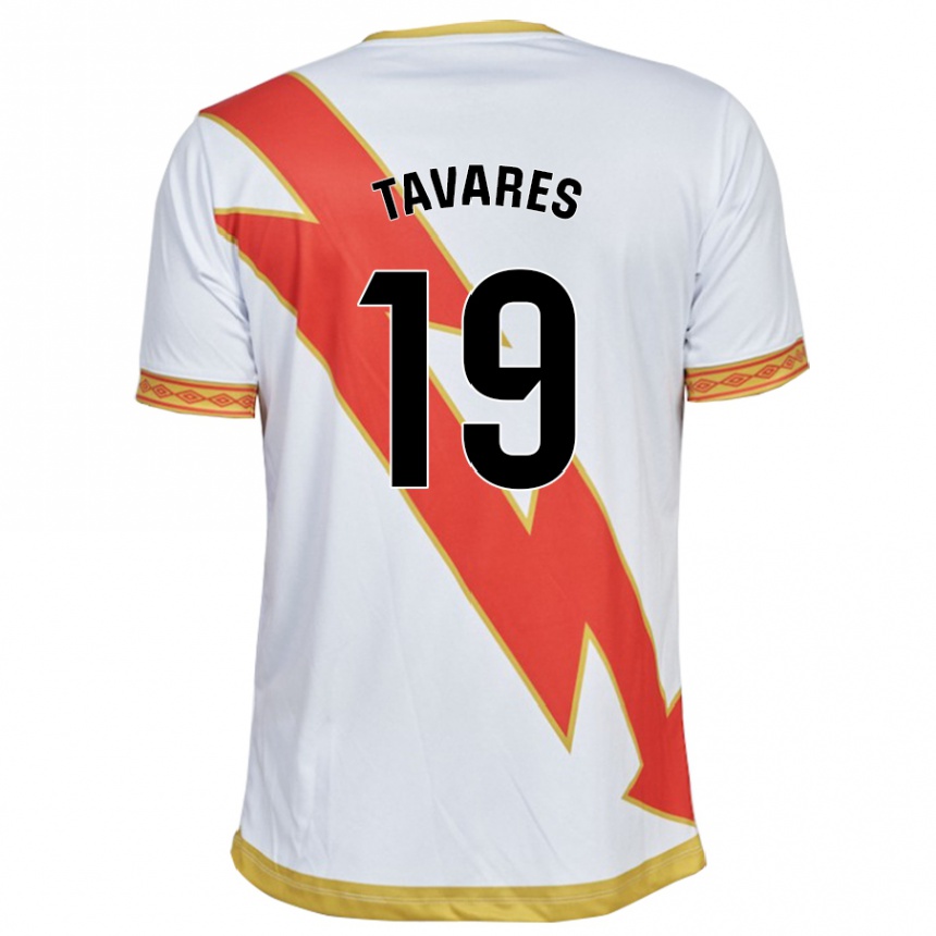 Damen Fußball Bruna Nataly Tavares Neves #19 Weiß Heimtrikot Trikot 2023/24 T-Shirt Luxemburg