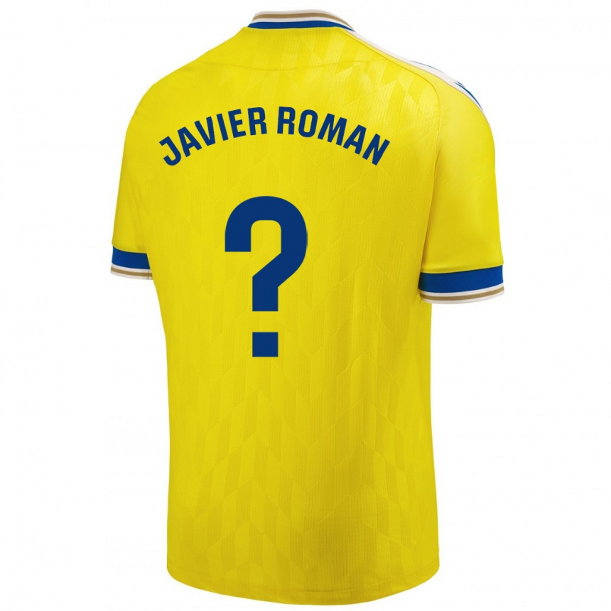 Damen Fußball José Javier Román #0 Gelb Heimtrikot Trikot 2023/24 T-Shirt Luxemburg