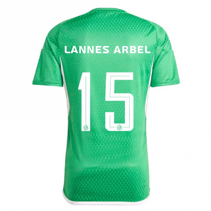 Damen Fußball Tomer Lannes Arbel #15 Weiß Blau Heimtrikot Trikot 2023/24 T-Shirt Luxemburg