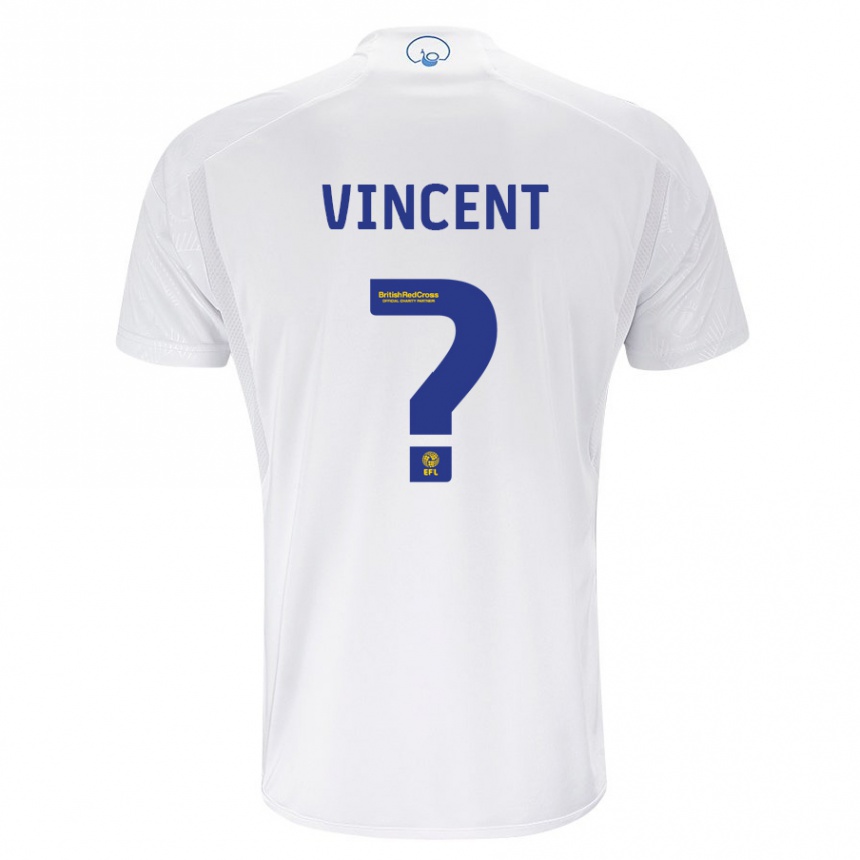 Damen Fußball Harvey Vincent #0 Weiß Heimtrikot Trikot 2023/24 T-Shirt Luxemburg