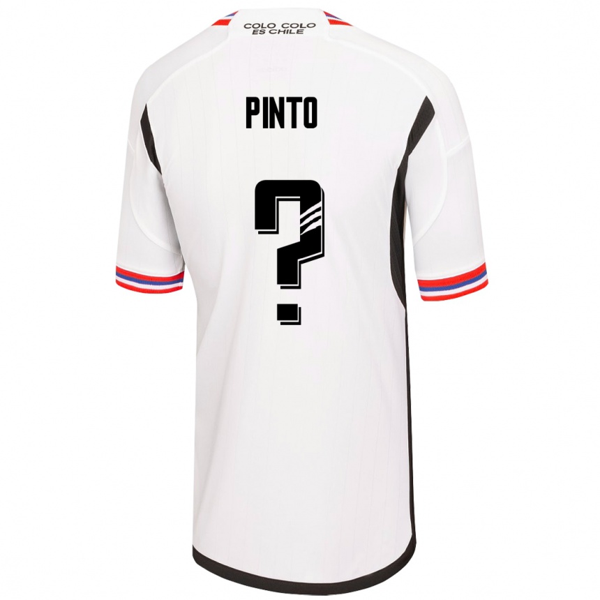 Damen Fußball Matías Pinto #0 Weiß Heimtrikot Trikot 2023/24 T-Shirt Luxemburg