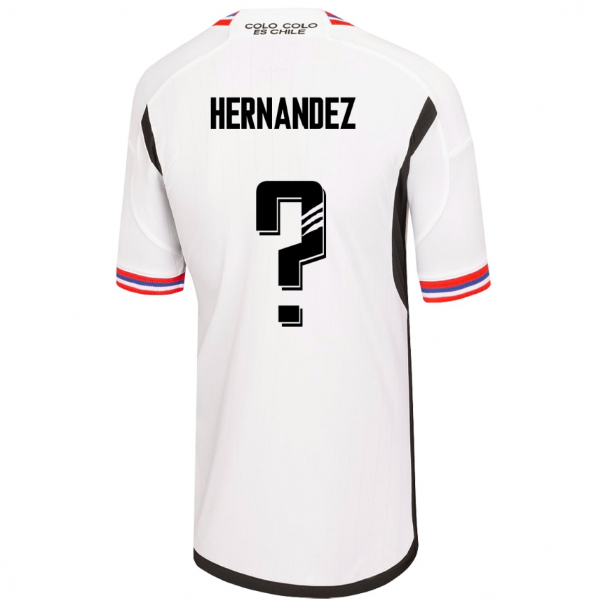 Damen Fußball Leandro Hernández #0 Weiß Heimtrikot Trikot 2023/24 T-Shirt Luxemburg