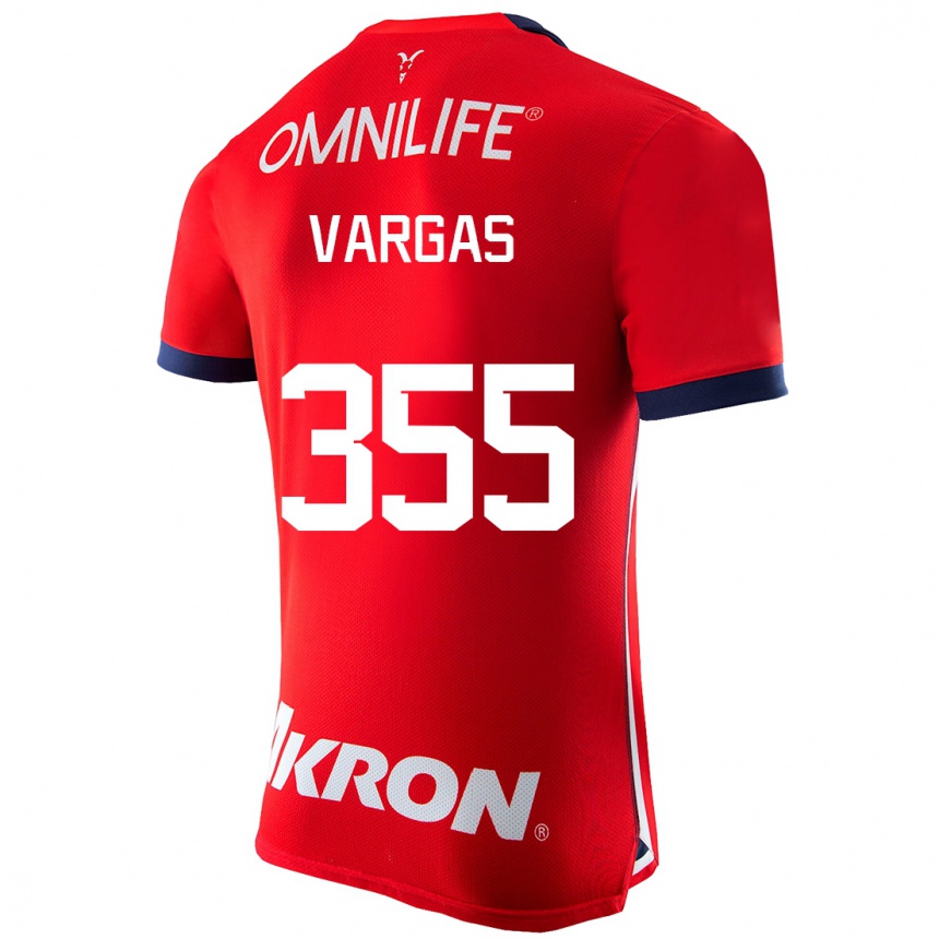 Damen Fußball Edgar Vargas #355 Rot Heimtrikot Trikot 2023/24 T-Shirt Luxemburg