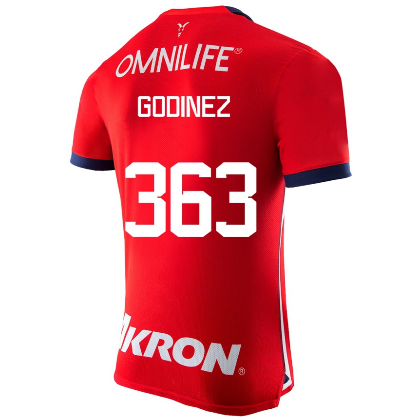 Damen Fußball André Godinez #363 Rot Heimtrikot Trikot 2023/24 T-Shirt Luxemburg
