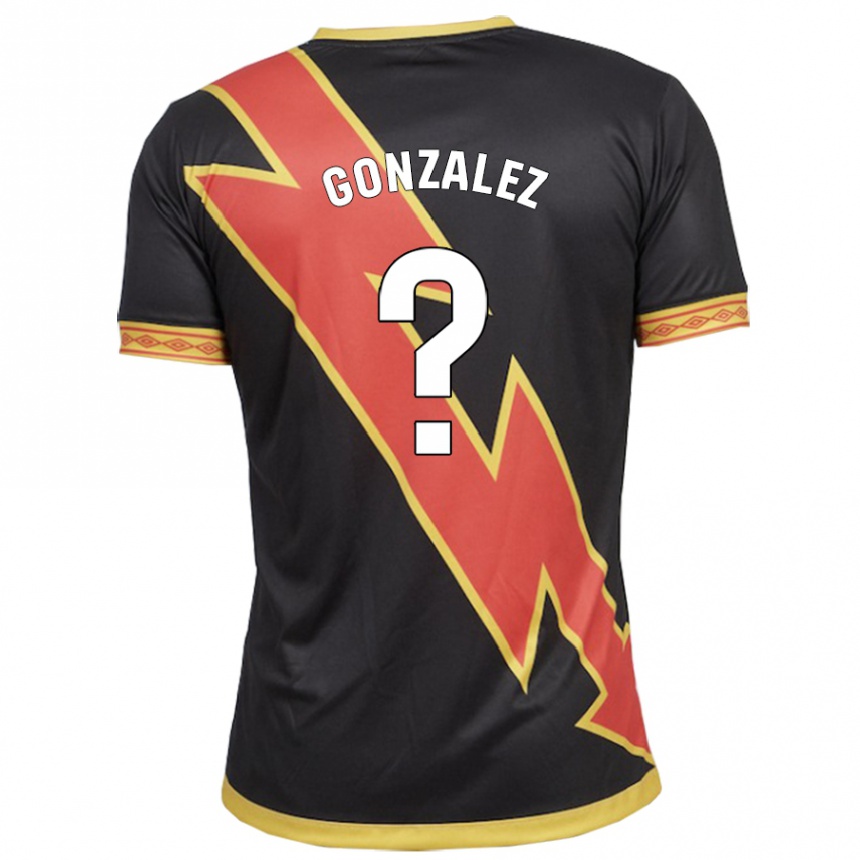 Damen Fußball Aitor González #0 Schwarz Auswärtstrikot Trikot 2023/24 T-Shirt Luxemburg