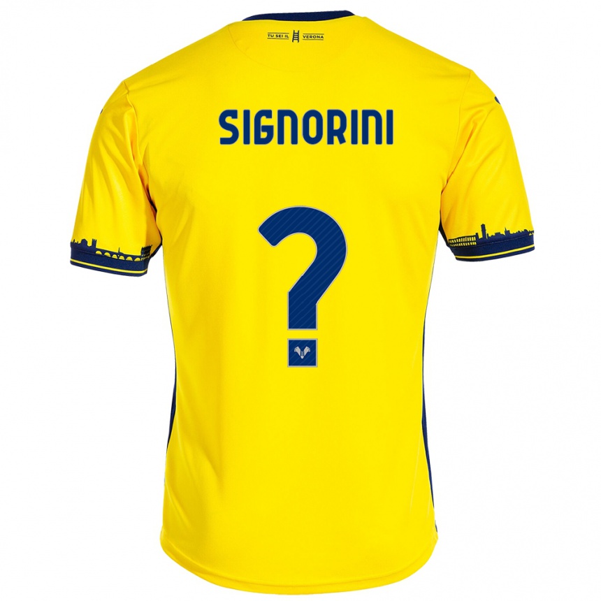 Damen Fußball Simone Signorini #0 Gelb Auswärtstrikot Trikot 2023/24 T-Shirt Luxemburg