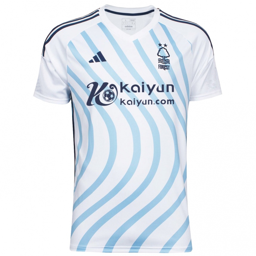 Damen Fußball Ihren Namen #0 Weiß Blau Auswärtstrikot Trikot 2023/24 T-Shirt Luxemburg