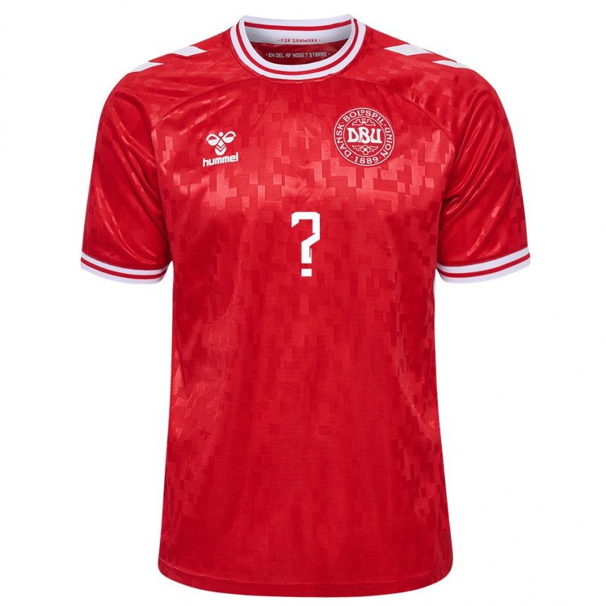 Kinder Fußball Dänemark Tobias Elnegaard #0 Rot Heimtrikot Trikot 24-26 T-Shirt Luxemburg