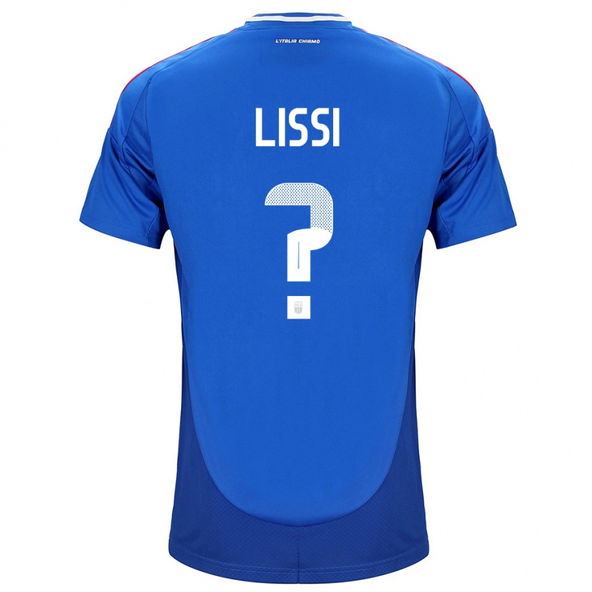 Kinder Fußball Italien Thomas Lissi #0 Blau Heimtrikot Trikot 24-26 T-Shirt Luxemburg
