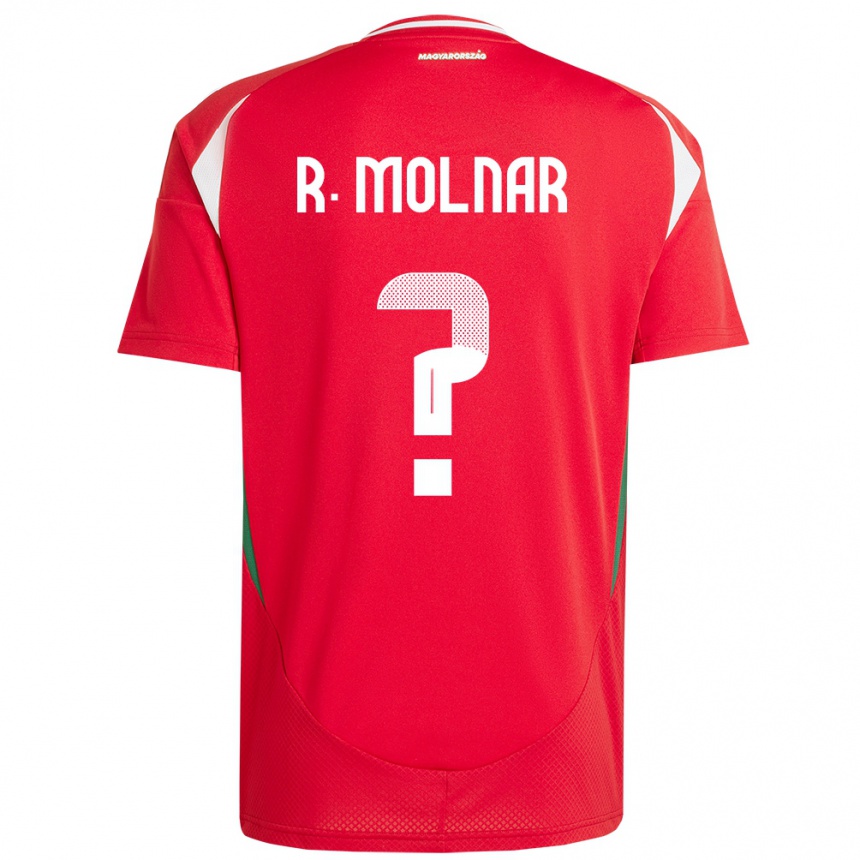 Kinder Fußball Ungarn Rajmund Molnár #0 Rot Heimtrikot Trikot 24-26 T-Shirt Luxemburg