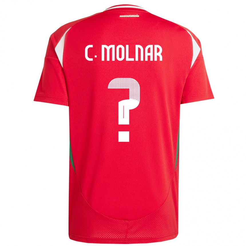 Kinder Fußball Ungarn Csaba Molnár #0 Rot Heimtrikot Trikot 24-26 T-Shirt Luxemburg