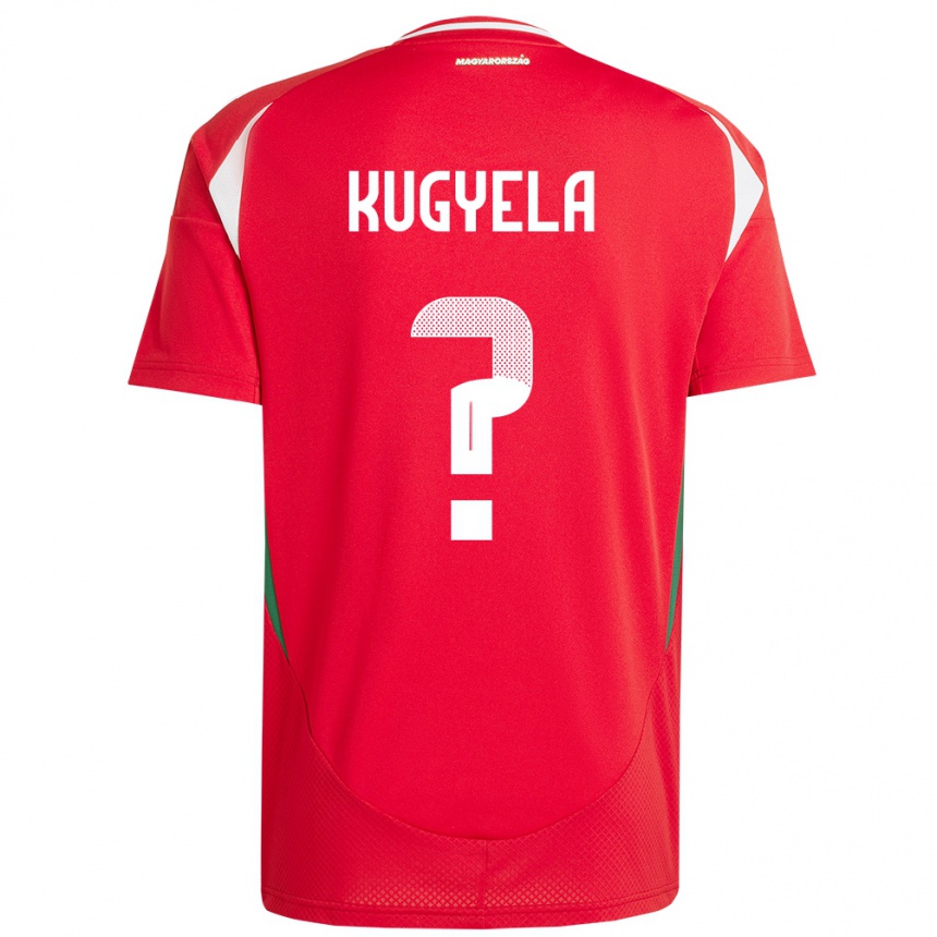 Kinder Fußball Ungarn Zalán Kugyela #0 Rot Heimtrikot Trikot 24-26 T-Shirt Luxemburg