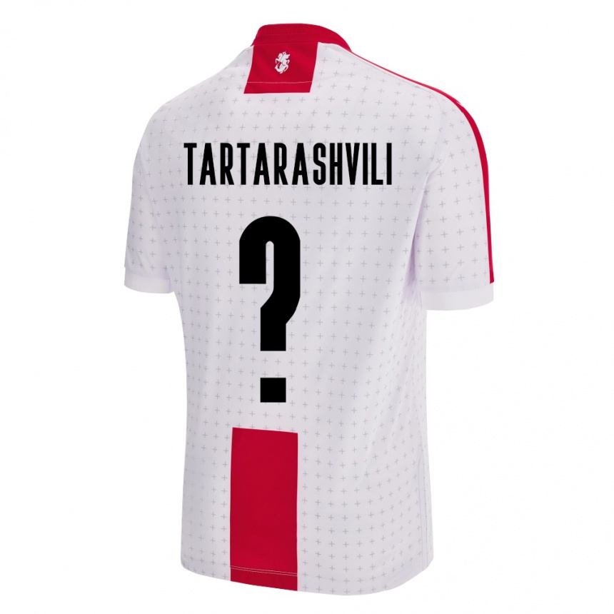 Kinder Fußball Georgien Saba Tartarashvili #0 Weiß Heimtrikot Trikot 24-26 T-Shirt Luxemburg