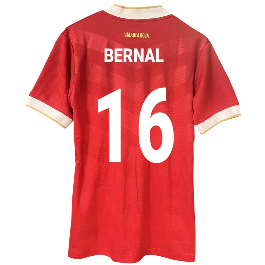 Kinder Fußball Panama José Bernal #16 Rot Heimtrikot Trikot 24-26 T-Shirt Luxemburg