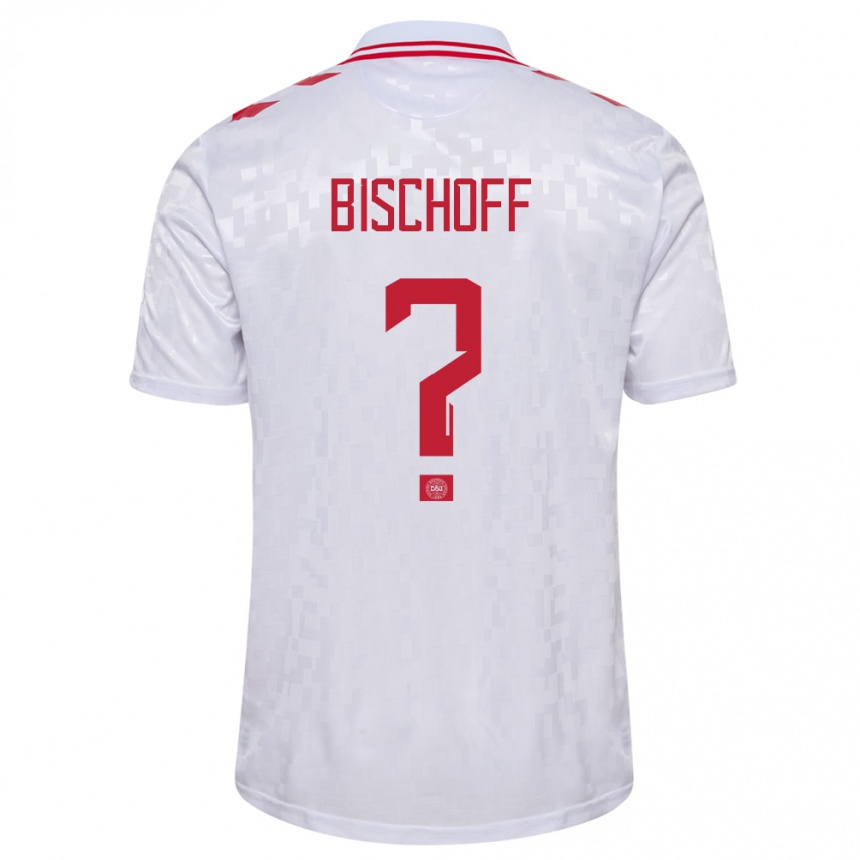 Kinder Fußball Dänemark Clement Bischoff #0 Weiß Auswärtstrikot Trikot 24-26 T-Shirt Luxemburg