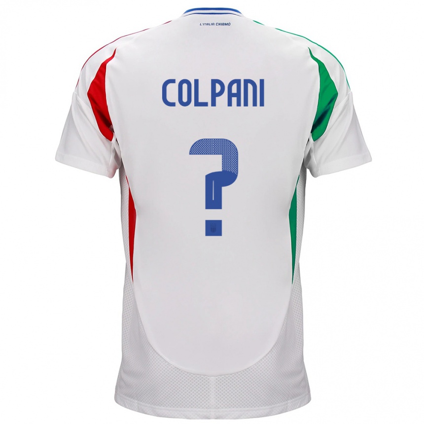 Kinder Fußball Italien Andrea Colpani #0 Weiß Auswärtstrikot Trikot 24-26 T-Shirt Luxemburg