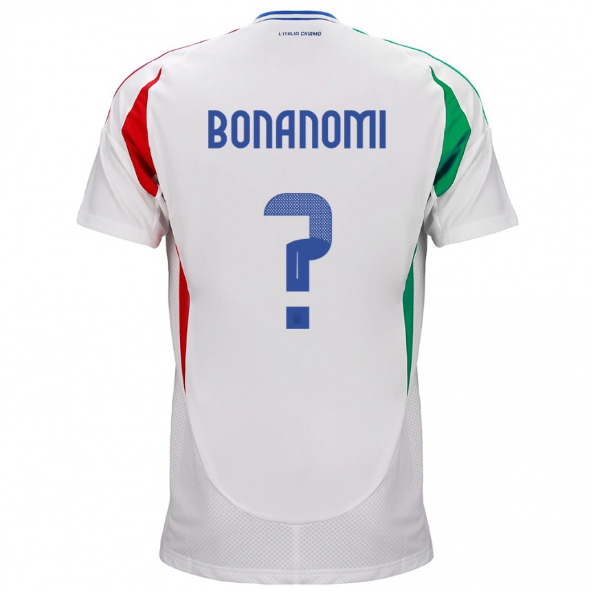 Kinder Fußball Italien Andrea Bonanomi #0 Weiß Auswärtstrikot Trikot 24-26 T-Shirt Luxemburg