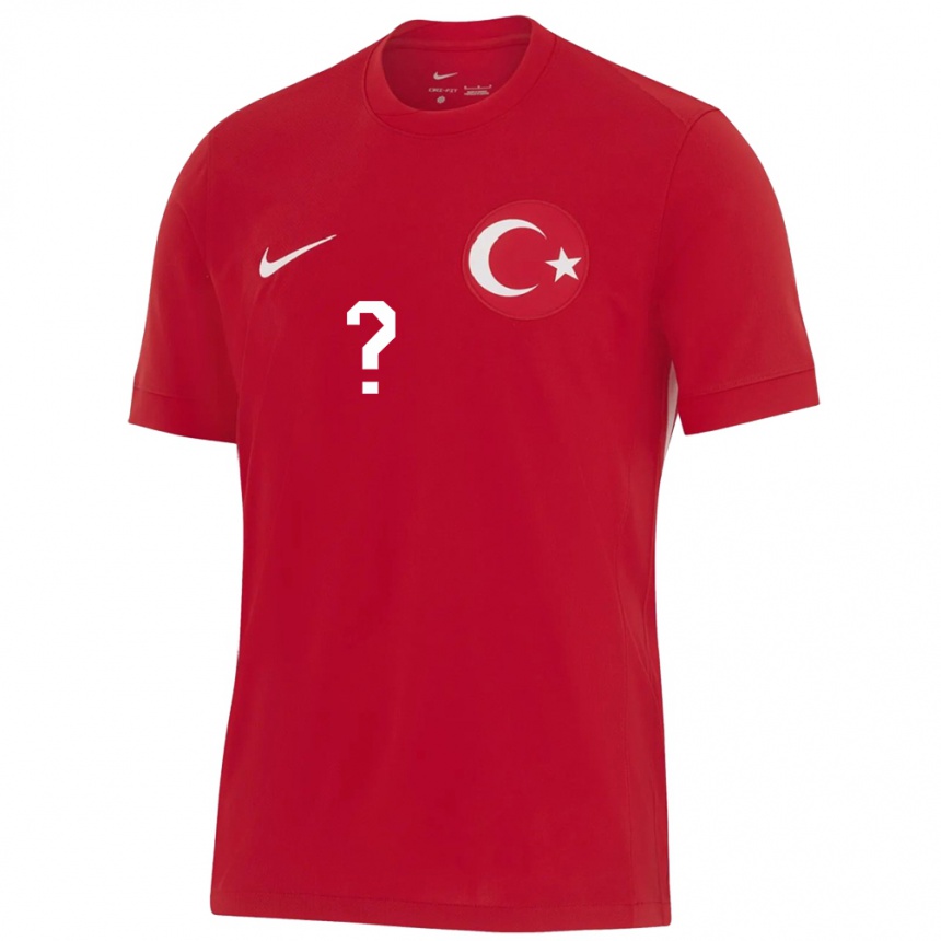 Kinder Fußball Türkei Hasan Turan #0 Rot Auswärtstrikot Trikot 24-26 T-Shirt Luxemburg