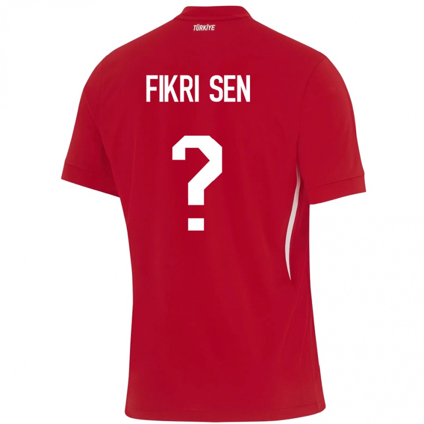 Kinder Fußball Türkei Yağız Fikri Şen #0 Rot Auswärtstrikot Trikot 24-26 T-Shirt Luxemburg