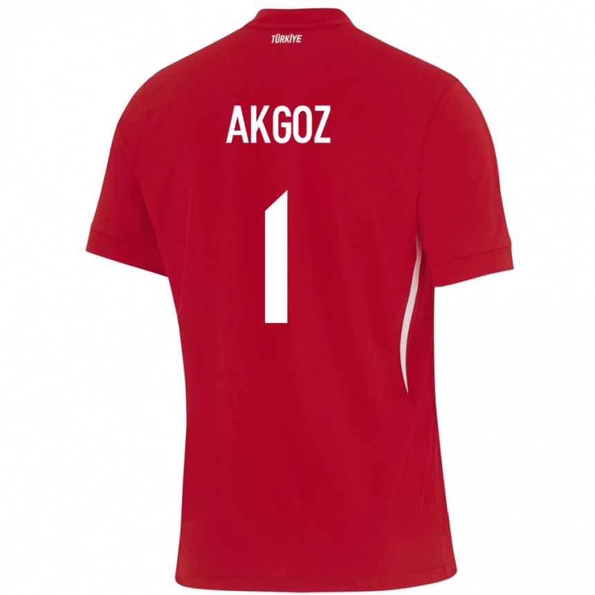 Kinder Fußball Türkei Selda Akgöz #1 Rot Auswärtstrikot Trikot 24-26 T-Shirt Luxemburg