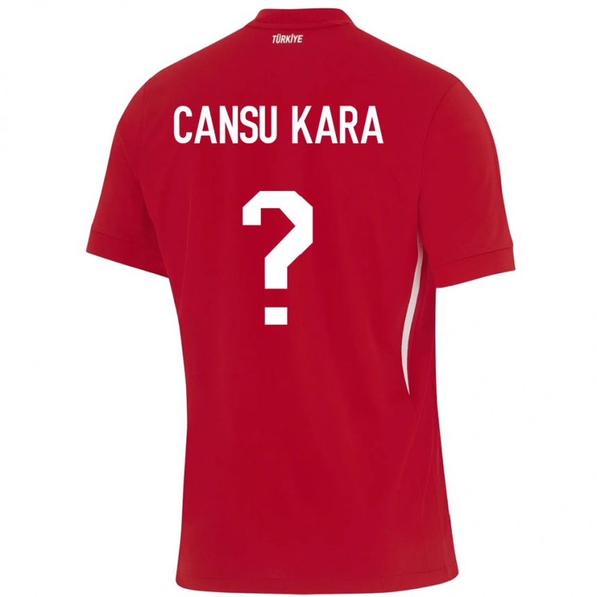 Kinder Fußball Türkei İlayda Cansu Kara #0 Rot Auswärtstrikot Trikot 24-26 T-Shirt Luxemburg