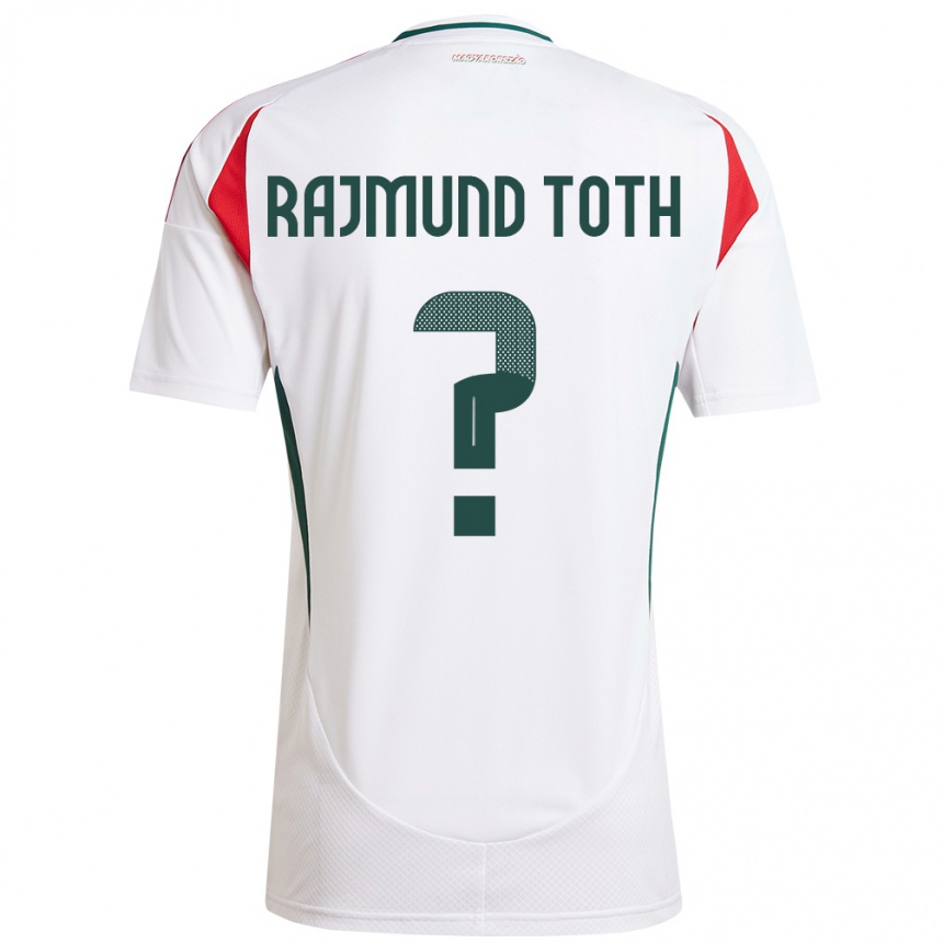 Kinder Fußball Ungarn Rajmund Tóth #0 Weiß Auswärtstrikot Trikot 24-26 T-Shirt Luxemburg