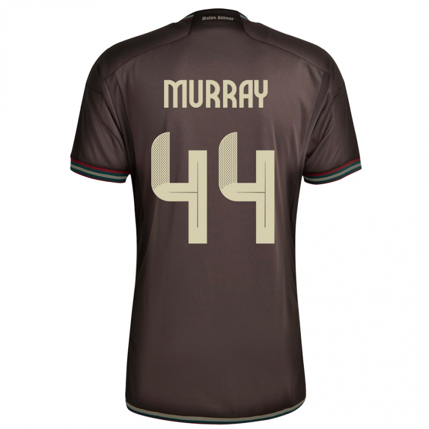 Kinder Fußball Jamaika Satara Murray #44 Nachtbraun Auswärtstrikot Trikot 24-26 T-Shirt Luxemburg