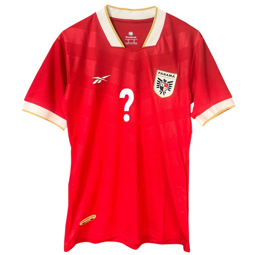 Herren Fußball Panama Adriana García #0 Rot Heimtrikot Trikot 24-26 T-Shirt Luxemburg