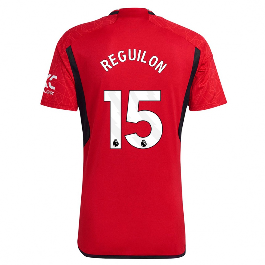 Kinder Fußball Sergio Reguilon #15 Rot Heimtrikot Trikot 2023/24 T-Shirt Luxemburg